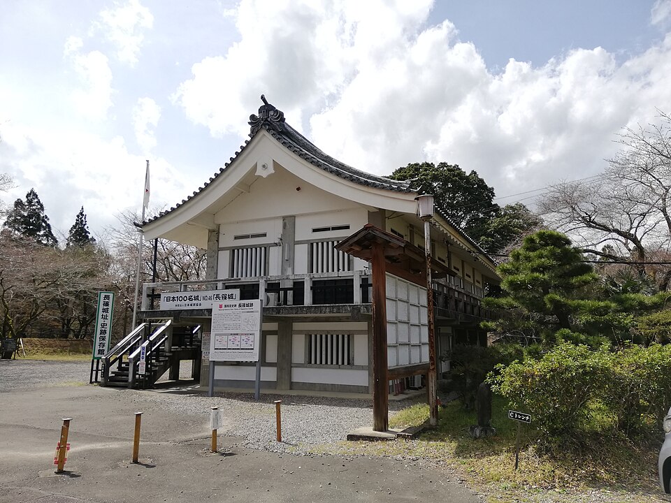 長篠城址史跡保存館の外観。2021年撮影